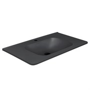 VINCEA Раковина VCB-2VP800W из искусственного камня, цвет белый VCB-2VP800B