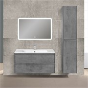 VINCEA База под раковину Vico 1000 подвесная, 2 выкатных ящика soft close, Beton VMC-2V100BT
