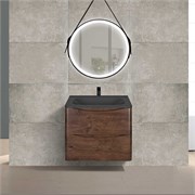 VINCEA База под раковину Paola 600 подвесная, 2 выкатных ящика soft close, R.Wood VMC-2P600RW