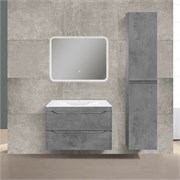 VINCEA База под раковину Fine 800 подвесная, 2 выкатных ящика soft close, Beton VMC-2F800BT