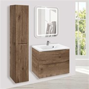 VINCEA База под раковину Mia 650 подвесная, 2 выкатных ящика soft close, V.Oak VMC-2MA650VO