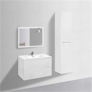 VINCEA База под керамическую раковину Mia 900 подвесная, 2 выкатных ящика soft close, G.White VMC-2MC900GW