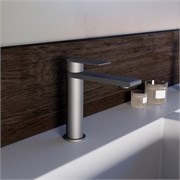 VINCEA Смеситель для раковины Vogue (SS) VBF-2VS1GM однорычажный, вороненая сталь VBF-2VS1GM