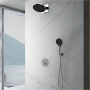 VINCEA Душевой комплект Inspire VSFW-3I22MT5CH встраиваемый, термостат, двухрежимный, хром VSFW-3I22MT5CH