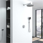 VINCEA Душевой комплект Inspire VSFW-3I22MT2CH встраиваемый, термостатический, двухрежимный, хром VSFW-3I22MT2CH