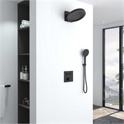 VINCEA Душевой комплект VSFW-421I3MB встраиваемый, двухрежимный, черный VSFW-421I3MB