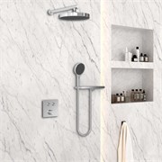 VINCEA Душевой комплект VSFW-4I212RCH встраиваемый, двухрежимный, хром VSFW-4I212RCH