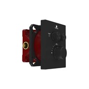 VINCEA Встраиваемый смеситель для душа VSCV-321T-MMB двухфункциональный, термостатический, черный VSCV-321T-MMB