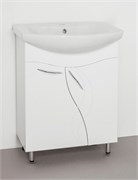 STYLE LINE Тумба с раковиной Style Line Амелия 65 под умывальник Балтика 65 ЛС-00000009