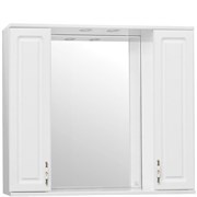 STYLE LINE Зеркальный шкаф Олеандр-2 90/С, белый ЛС-00000242