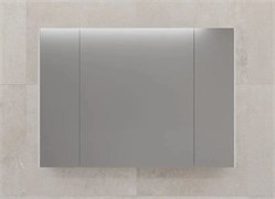 STYLE LINE Зеркальный шкаф "ЛИМА 100" эмаль, графит ЛС-00002343