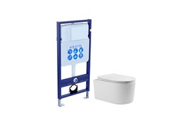 SET AQUATEK МИЯ Т (рама AQUATEK Standard INS-0000012(без клавиши и крепежа)+унитаз МИЯ AQ2004T-00 с тонким сиденьем soft-close SET AQUATEK МИЯ Т
