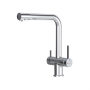 AM.PM Func Смеситель для кухни с L-изливом с каналом для питьевой воды, хром F8F05700