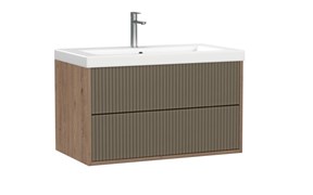 CERSANIT Тумба под раковину подвесная CLASSIC RIBBLE 80 для COMO 80 коричневый (69280) 69280 CERSANIT Тумба под раковину подвесная CLASSIC RIBBLE 80 для COMO 80 коричневый (69280) 69280