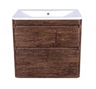 STYLE LINE El Fante Atlantica El Fante Тумба подвесная "Атлантика 80", Люкс старое дерево, PLUS ЛС-00000664