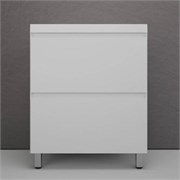 STYLE LINE Тумба напольная "Манхэттен 70" ЭМАЛЬ под ASTI 70 2 ящика PLUS белый матовый ЛС-00002374