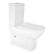 AZARIO Varo Унитаз-компакт 365х615х805 напольный, безободковый,с быстросъемным сиденьем Микролифт, полипропилен (AZ-2171) AZ-2171