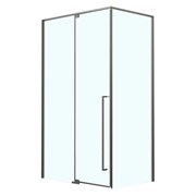 AZARIO Душевое ограждение распашное MALE 1000х1000х1950 прозрачное стекло 6 мм, профиль графит матовый (AZ-J50-100-MGR-CL) AZ-J50-100-MGR-CL