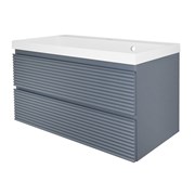 AZARIO Комплект Тумба VITA 90 900х450х550 подвесная, с раковиной CLASSIK 90, серый матовый (CS00104258) CS00104258