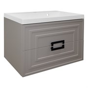 AZARIO Комплект Тумба ARMARIO 70/2 700х450х585 подвесная, с раковиной CLASSIK 70, кашемир (CS00096966) CS00096966