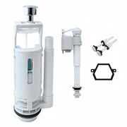 IDDIS Двухуровневая водосливная арматура, нижний подвод, Тип B. Трапециевидная резинка (F012400-02K) F012400-02K