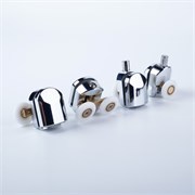 IDDIS Ролики 2 верхних двойные, 2 нижних одинарные, D=23 мм хром, стекло 4 мм (966M23C4DZ) 966M23C4DZ