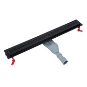 IDDIS Лоток душевой, сифон 360, комбинированный затвор, перфорированная решетка, 800мм, черный, , 975B8BL20DZ 975B8BL20DZ