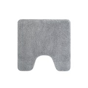 IDDIS Коврик для ванной комнаты с вырезом, 50х50, микрофибра, серый, , BTLT02Mi12 BTLT02Mi12