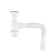 IDDIS Сифон бутылочный Optima Home 1.1/4x40мм, с выпуском и гофротрубой 40/50мм (900BVG0010VD) 900BVG0010VD