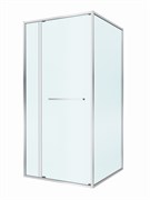 CEZARES Lux Душевой уголок прямоугольный двери раздвижные размер 100x80 см, цвет профиль - хром / стекло - прозрачное LUX-AH-FS-11-100/80-C-CR