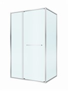 CEZARES Lux Душевой уголок прямоугольный двери раздвижные размер 120x100 см, цвет профиль - хром / стекло - прозрачное LUX-AH-FS-11-120/100-C-CR