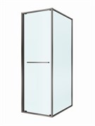 CEZARES Lux Душевой уголок прямоугольный двери раздвижные размер 70x80 см, цвет профиль - оружейная сталь / стекло - прозрачное LUX-AH-FS-1-70/80-C-GM