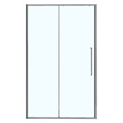 AZARIO Душевая дверь SHANGHAI 1100х1950 раздвижная, прозрачное стекло 6 мм, профиль матовый графит (AZ-Y43-110-MGR-CL) AZ-Y43-110-MGR-CL