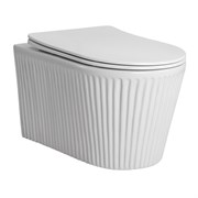 AZARIO Унитаз подвесной STILL 520х365х346 безободковый, система смыва 