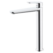 AZARIO Смеситель для раковины-чаши Alanti высокий, керамический картридж, хром (AZ-K9032) AZ-K9032