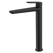 AZARIO Смеситель для раковины-чаши Alanti высокий, керамический картридж, черный матовый (AZ-K9032B) AZ-K9032B