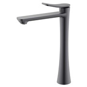 AZARIO Cмеситель для раковины-чаши Escaro высокий, керамический картридж, графит (AZ-K9074GR) AZ-K9074GR