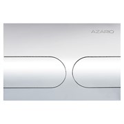 AZARIO Кнопка смыва NEW-TS механическая, двойной смыв, овальные кнопки, нержавеющая сталь 304, хром (AZ-SS-001-CH) AZ-SS-001-CH