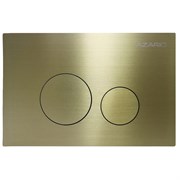 AZARIO Кнопка смыва NEW-TS механическая, двойной смыв, круглые кнопки, нержавеющая сталь 304, золото матовое (AZ-SS-002-G) AZ-SS-002-G