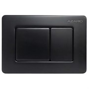 AZARIO Кнопка смыва NEW-TS механическая, двойной смыв, квадратные кнопки, нержавеющая сталь 304, черный (AZ-SS-003-B) AZ-SS-003-B