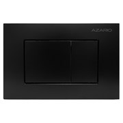 AZARIO Кнопка смыва NEW-TS механическая, двойной смыв, квадратные кнопки, ABS пластик, черный (AZ-ABS-001-B) AZ-ABS-001-B