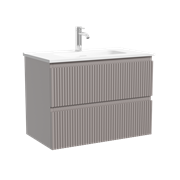 SANCOS Тумба подвесная Snob R 690х390х500, c двумя ящиками оснащенными доводчиками, Doha Soft, арт.SNR70/39SM SNR70/39SM