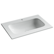 CERAMICA NOVA Раковина накладная мебельная Grace 710x457x137 с отв. под смеситель, белый CN7031 CN7031