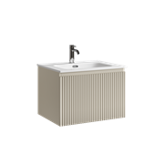 SANCOS Тумба подвесная Snob R 1.0 590х445х406, c одним ящиком оснащенным доводчиками, Beige Soft , арт. SNR1.060CE SNR1.060CE