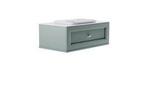 ASTRA-FORM Тумба подвесная Классик 100 с 1ящ NCS S 3005-B80G мат. с раковиной Ретро бел гл. и столешницей Solid бел гл. 4631177714160