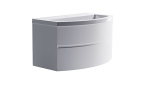 ASTRA-FORM Нижний шкаф Венеция2.0  80 с 2 ящиками  белый матовый + Раковина 