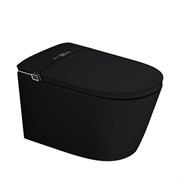 ABBER Электронный унитаз-бидеBequem AC1121SMB подвесной черный матовый AC1121SMB