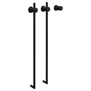 ABBER Полотенцесушитель электрический  Charme AH4002MB черный матовый AH4002MB