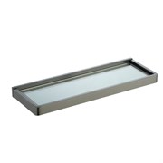 ABBER Полка стеклянная Westen AA1759NG никель AA1759NG