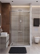 CEZARES Lux Душевая дверь в нишу раздвижная ширина 130 см, цвет профиль - хром / стекло - прозрачное LUX-B-FS-11-130-C-CR